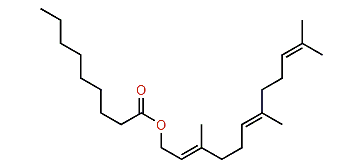 (E,E)-3,7,11-Trimethyl-2,6,10-dodecatrienyl nonanoate